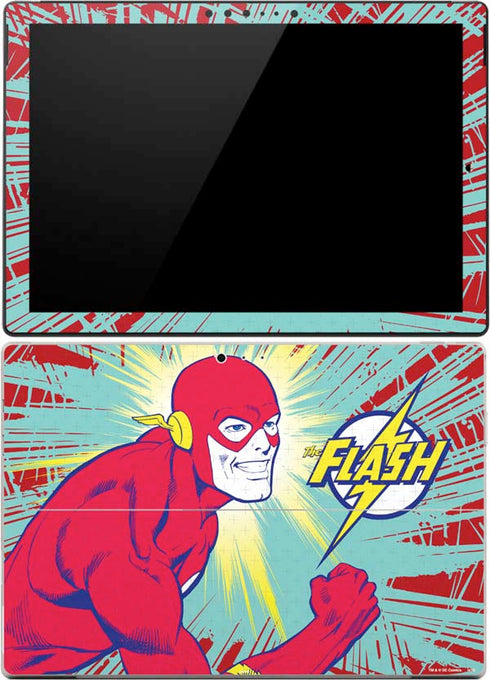 DC Comics The Flash Classic Art Smile Blast Surface Pro 4 Skin